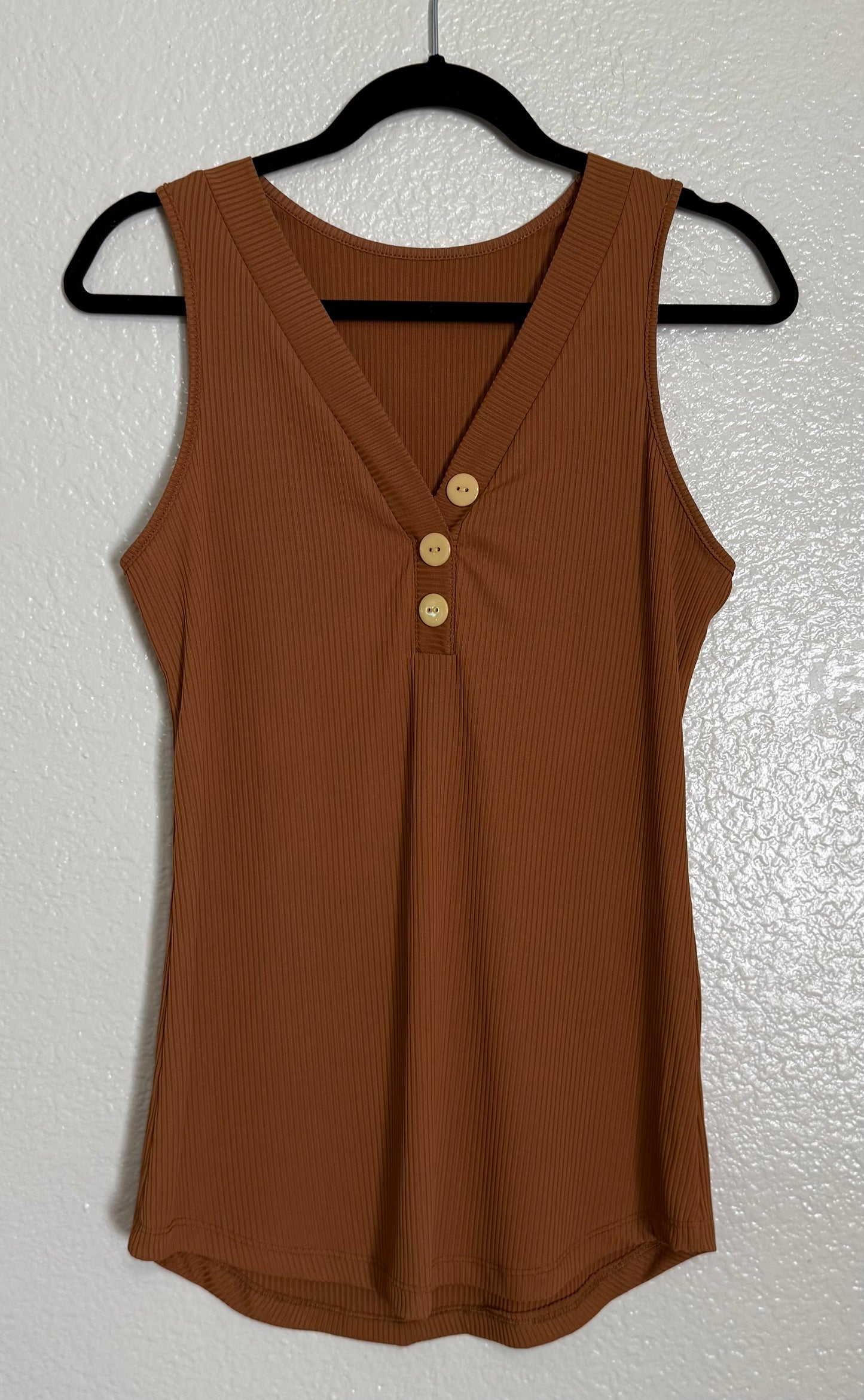 Whipped Coffee Ribbed Tank
