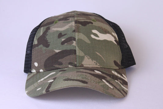 Green Camo Canvas Hat