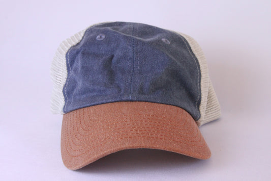 Color Block Denim Hat