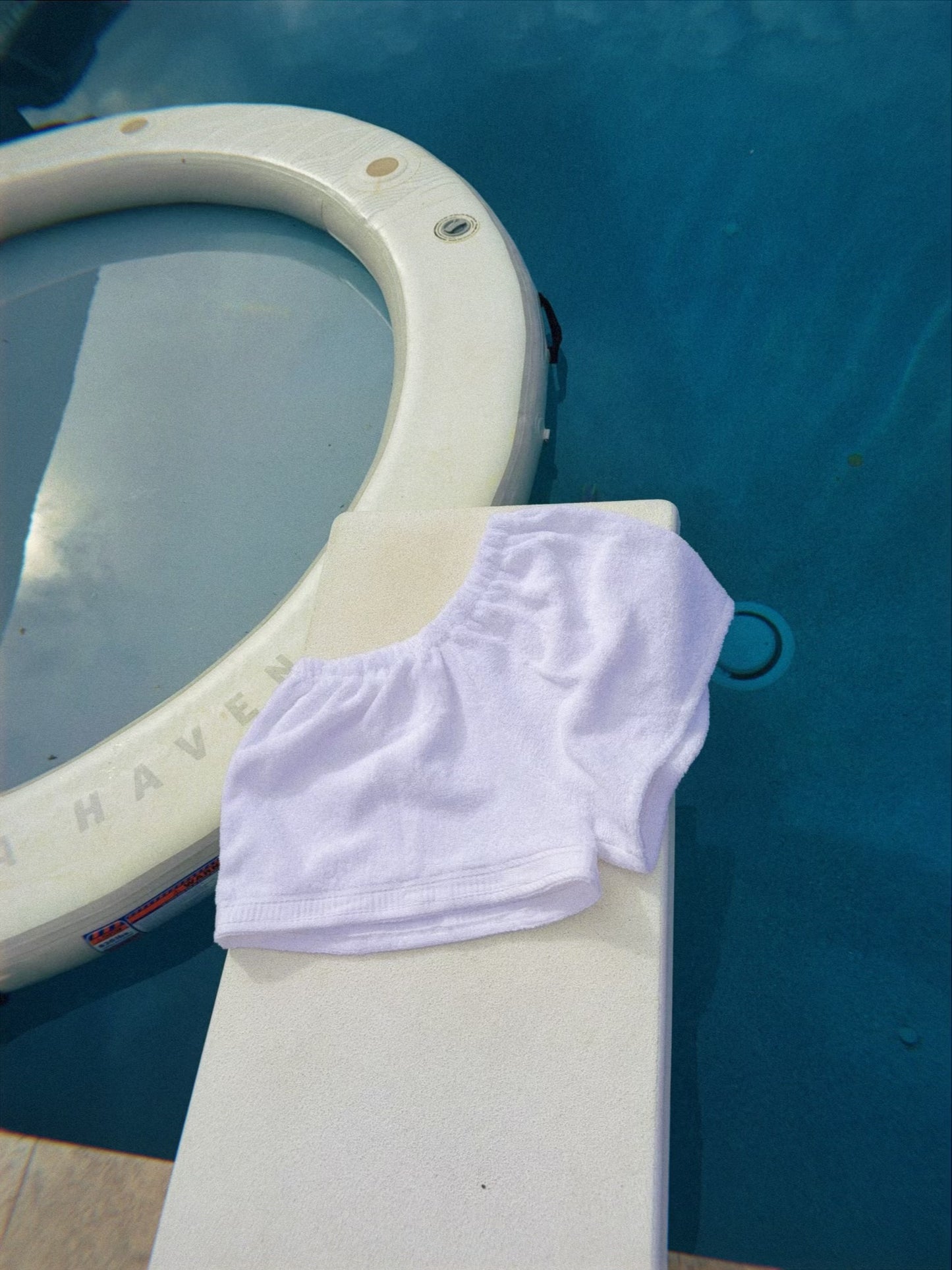Towel Shorts Elastic Waistband