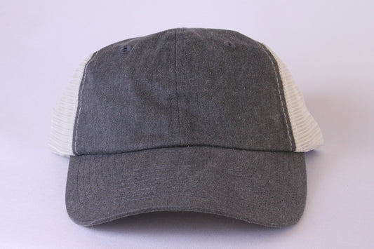 Grey Denim Hat