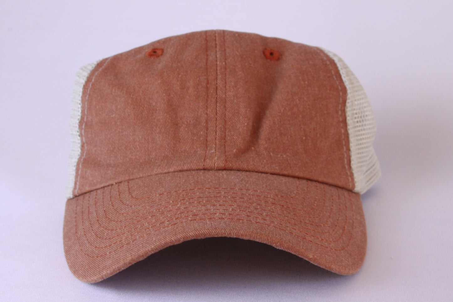 Orange Denim Hat